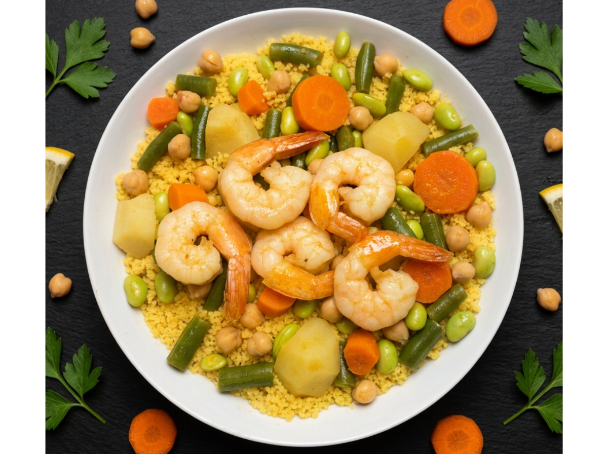 Shrimp Couscous with Vegetables (380g)