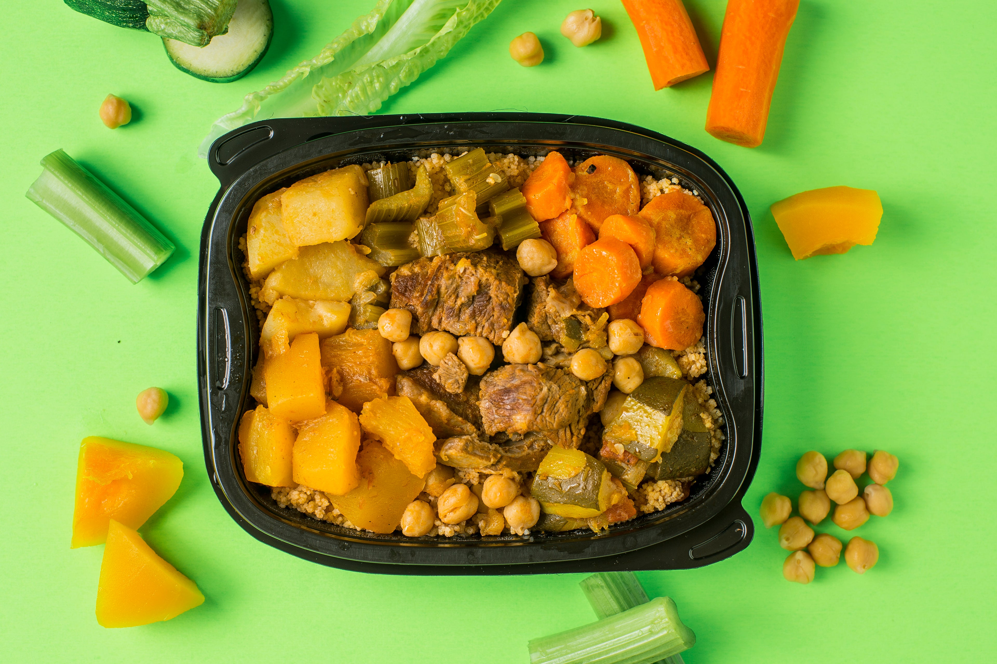 Veal Couscous with Vegetables