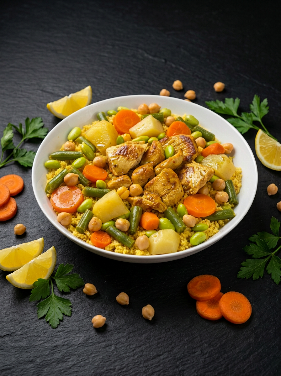Shrimp Couscous with Vegetables (380g)
